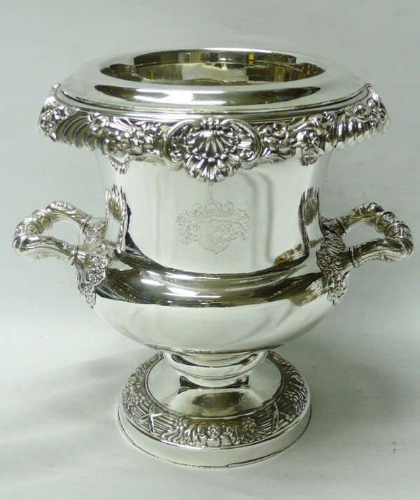 Pair Of Old Sheffield Plate Wine Coolers Sold At Auction On, 45% OFF