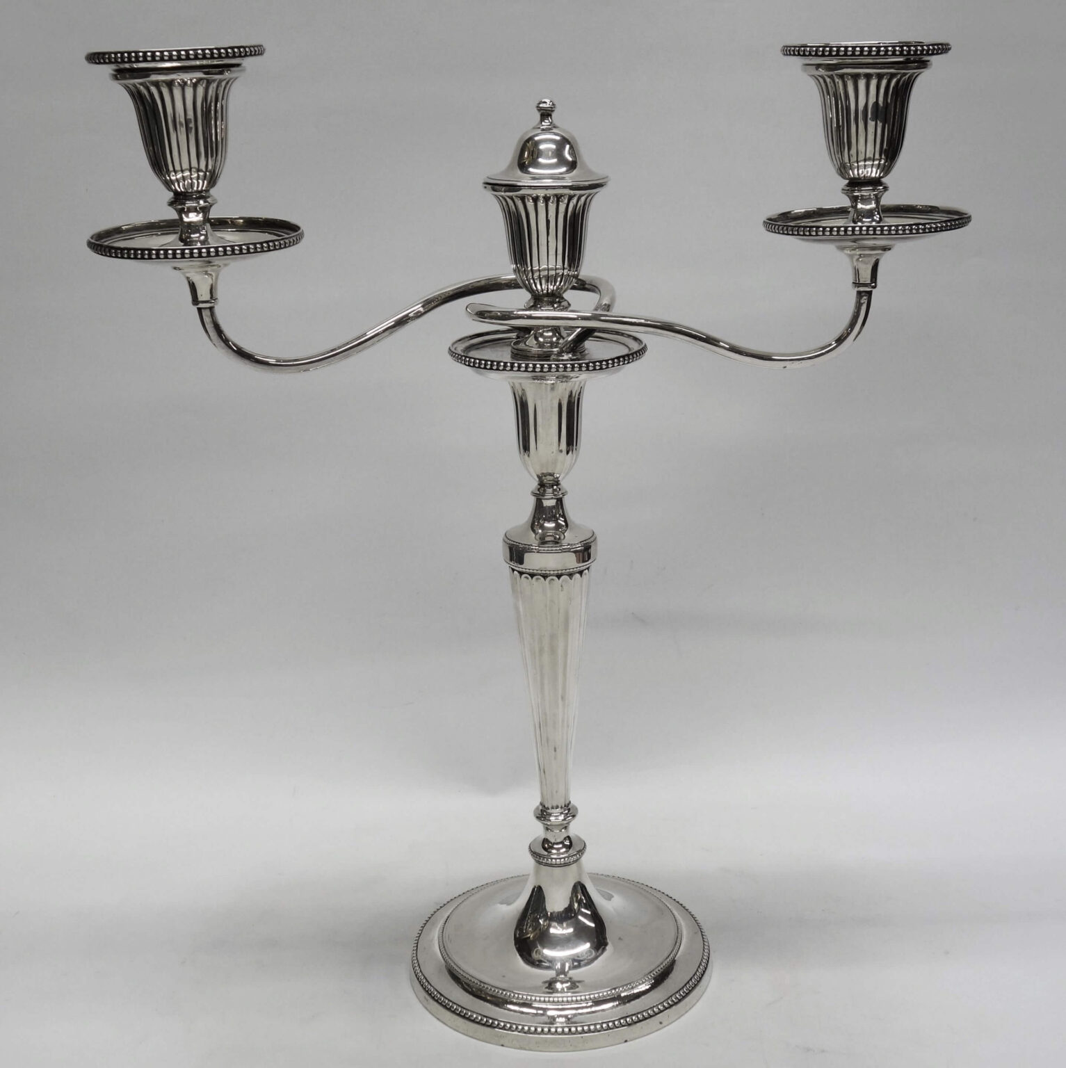 George III Silver Candelabras | waxantiques