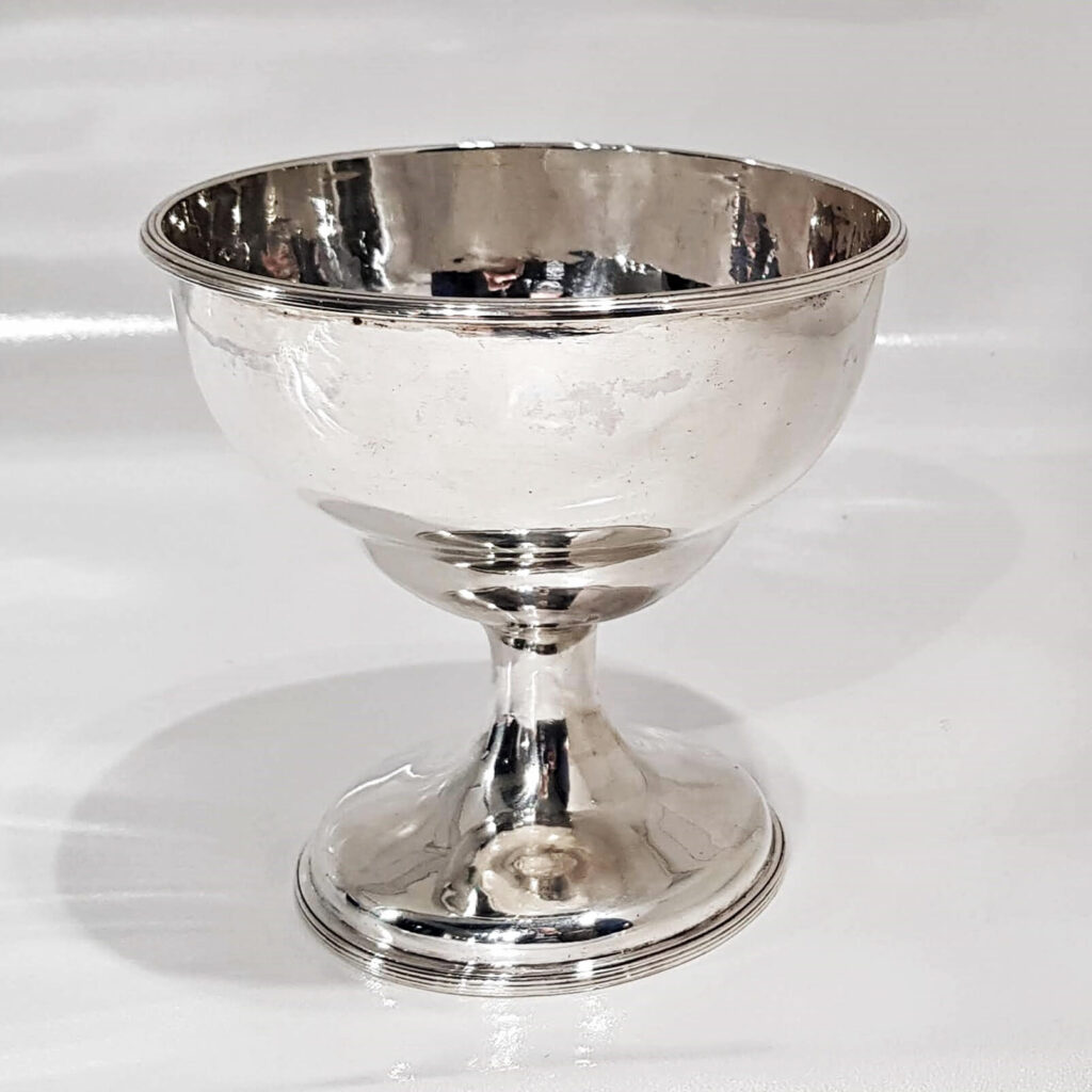 Antique Cork Silver Bowl | waxantiques