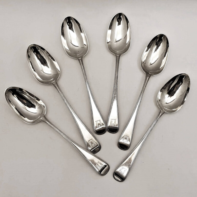 Antique Silver Serving Spoons | waxantiques