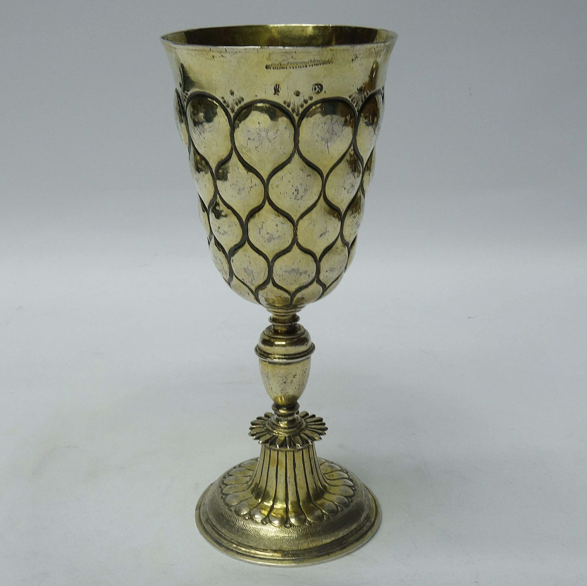 Antique Augsburg Silver Goblet | waxantiques