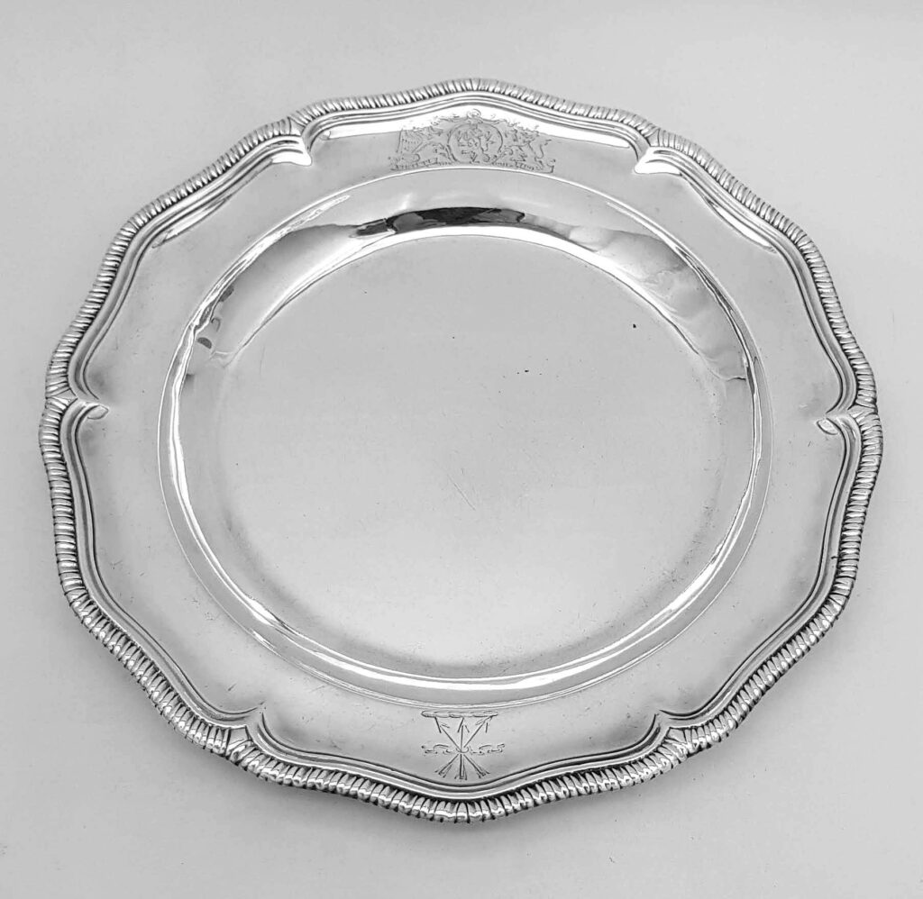 George II Antique Silver Plates | waxantiques